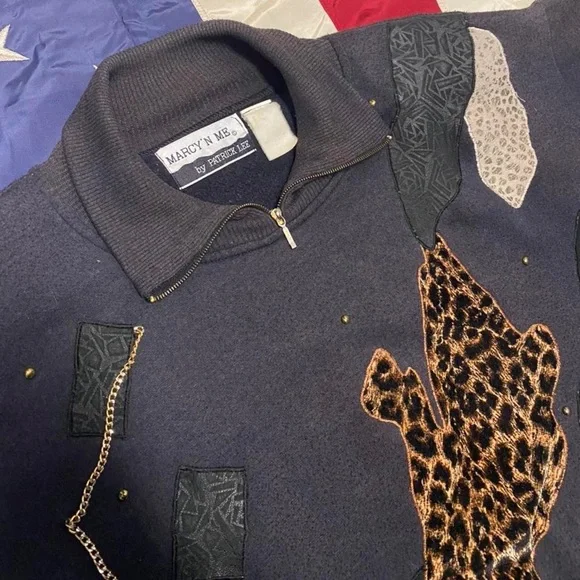 Vintage Marcy N Me Leopard Sweater - Picture 3 of 4